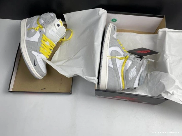 Cheap Husky Smoke Switch Air Jordan 1 High CW6576-100 Light 0810